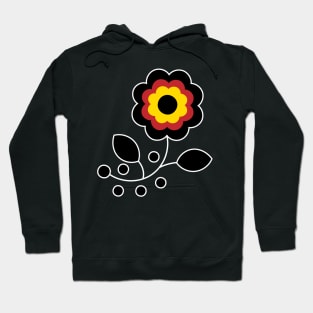 Ojibwe Flower Beadwork Indigenous WAWEZHI CANADA Hoodie